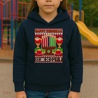 Happy Kwanzaa Ugly Sweater Kids Hoodie thumb 3