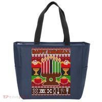 Happy Kwanzaa Ugly Sweater Tote Bag thumb 0