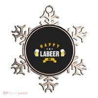 Happy Labeer Day Ornament thumb 0