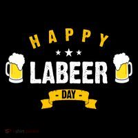 Happy Labeer Day Ornament thumb 1