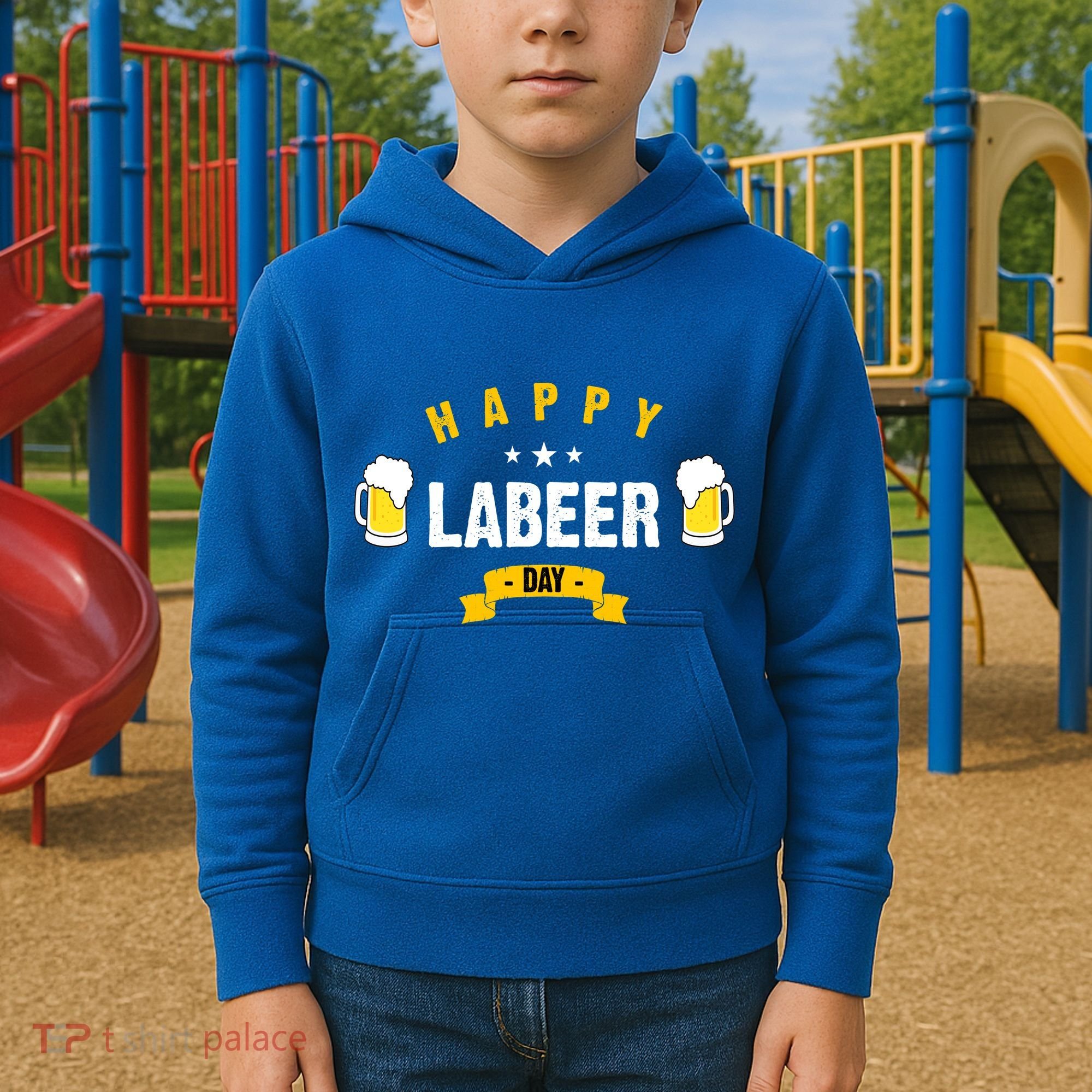 Happy Labeer Day Kids Hoodie
