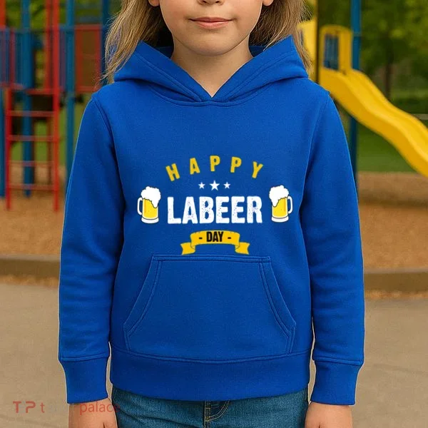 Happy Labeer Day Kids Hoodie