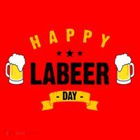 Happy Labeer Day Santa Hat thumb 1