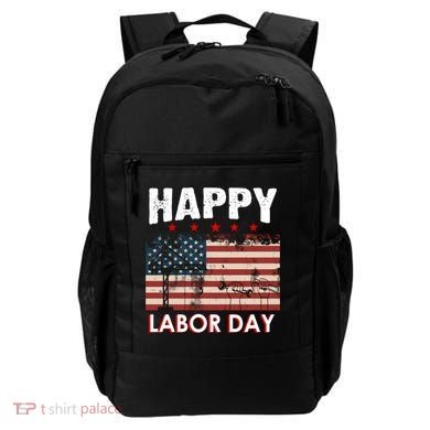 Happy Labor Day American Workers Flag Backpack
