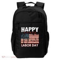 Happy Labor Day American Workers Flag Backpack thumb 0