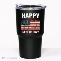 Happy Labor Day American Workers Flag Tumbler thumb 0