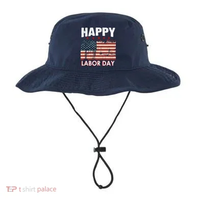 Happy Labor Day American Workers Flag Bucket Hat