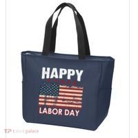 Happy Labor Day American Workers Flag Tote Bag thumb 3