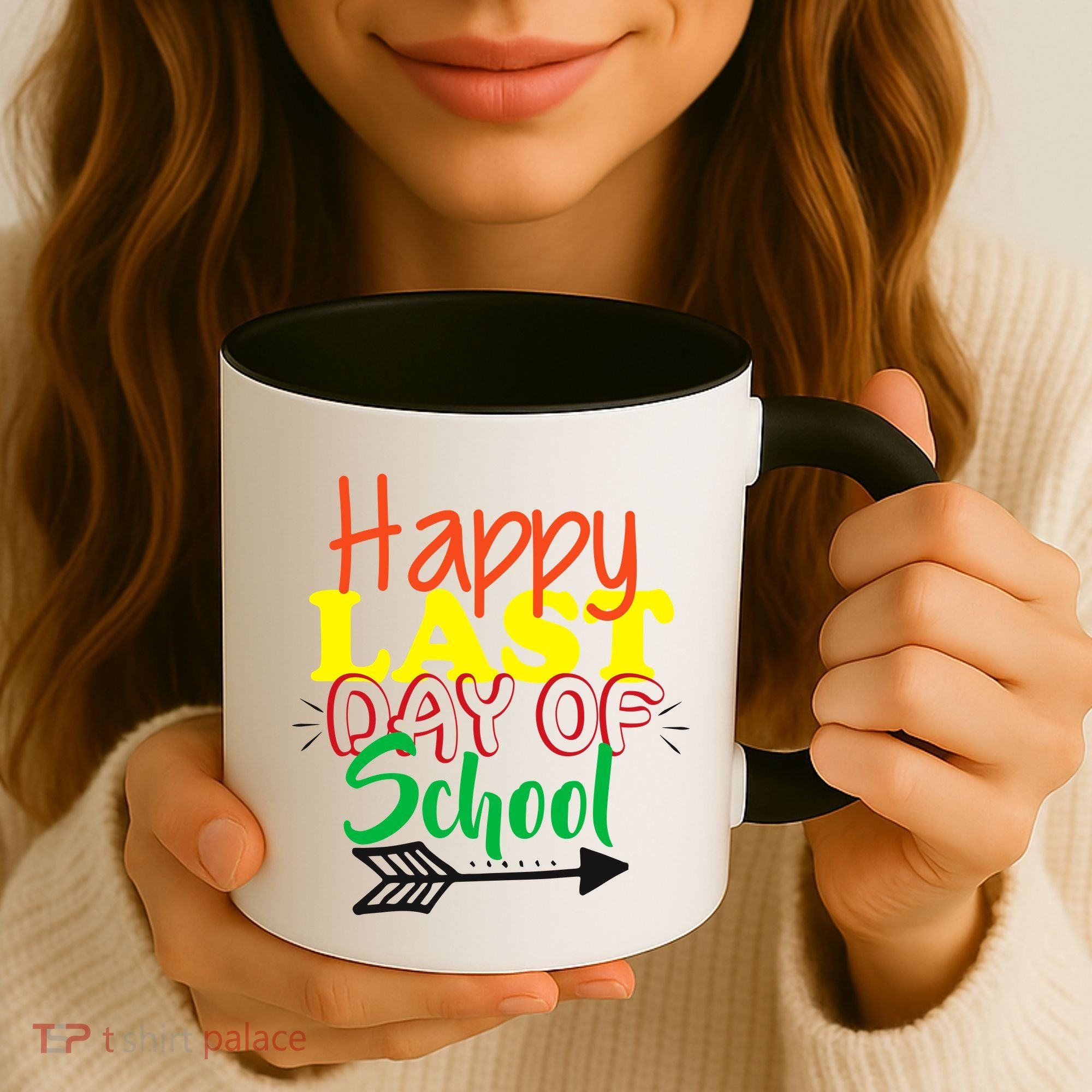 Happy Last Day of School Arrow Coffee Mug