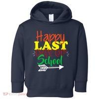 Happy Last Day of School Arrow Toddler Hoodie thumb 0
