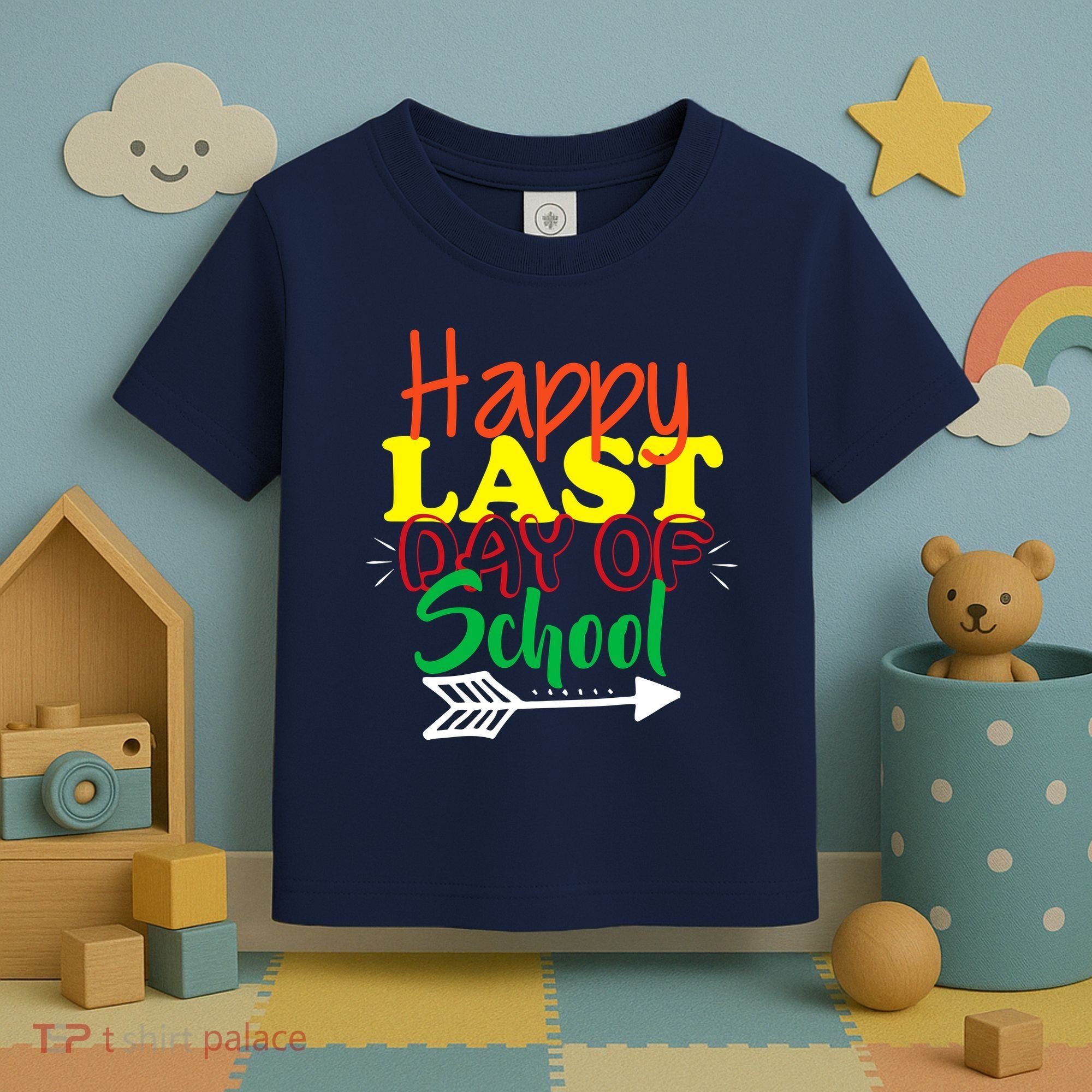 Happy Last Day of School Arrow Toddler T-Shirt