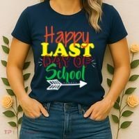 Happy Last Day of School Arrow Women's T-Shirt thumb 2