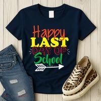 Happy Last Day of School Arrow Women's T-Shirt thumb 3