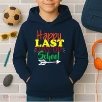 Happy Last Day of School Arrow Kids Hoodie thumb 2