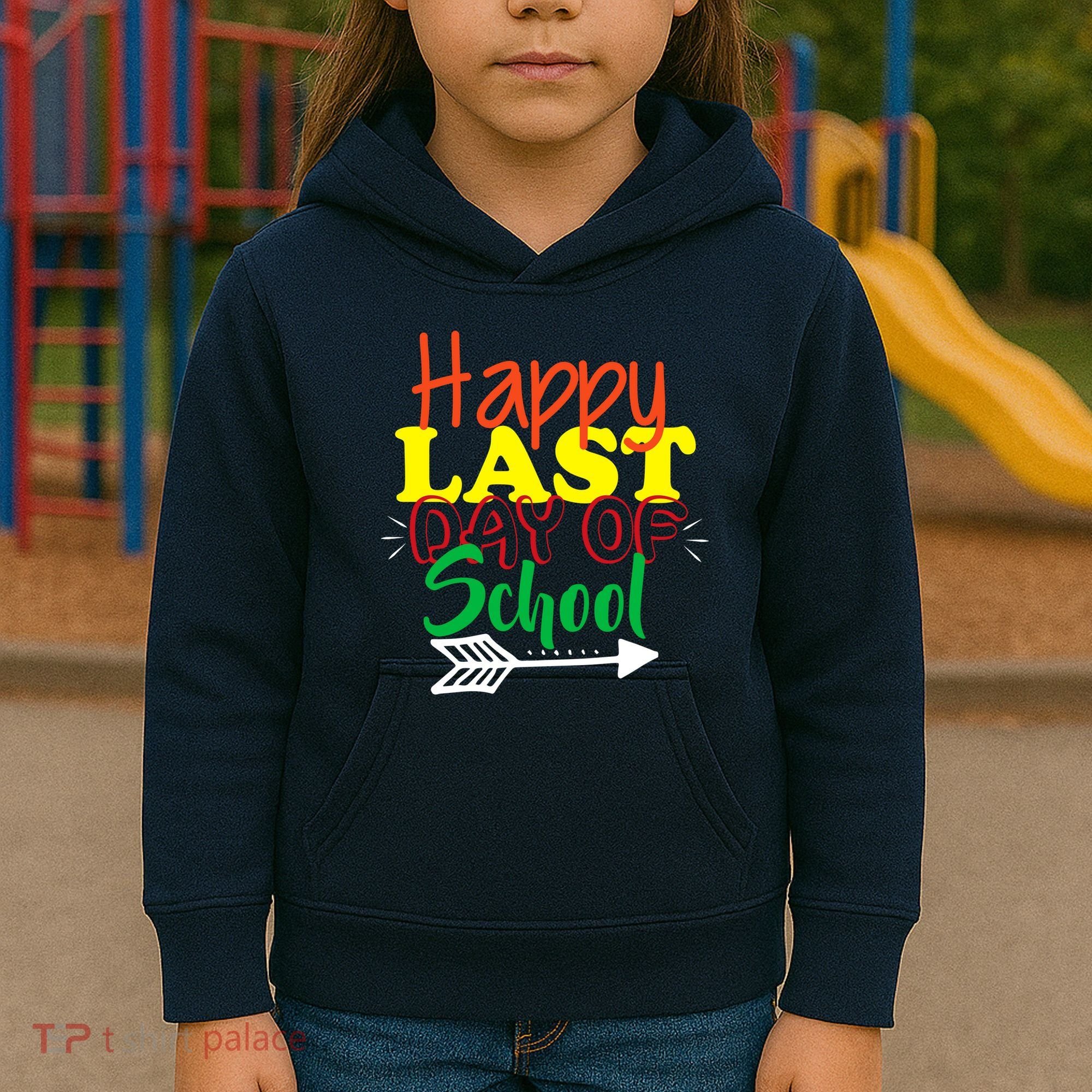 Happy Last Day of School Arrow Kids Hoodie