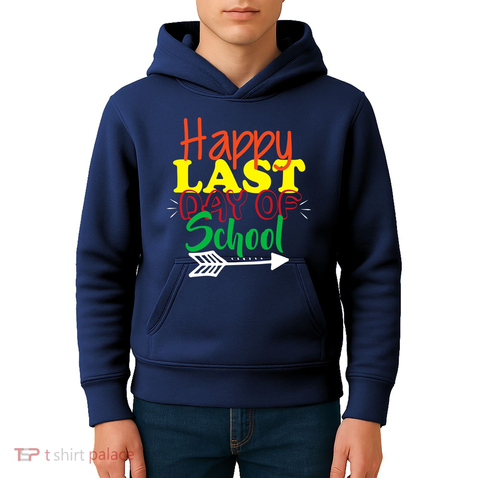 Happy Last Day of School Arrow Kids Hoodie