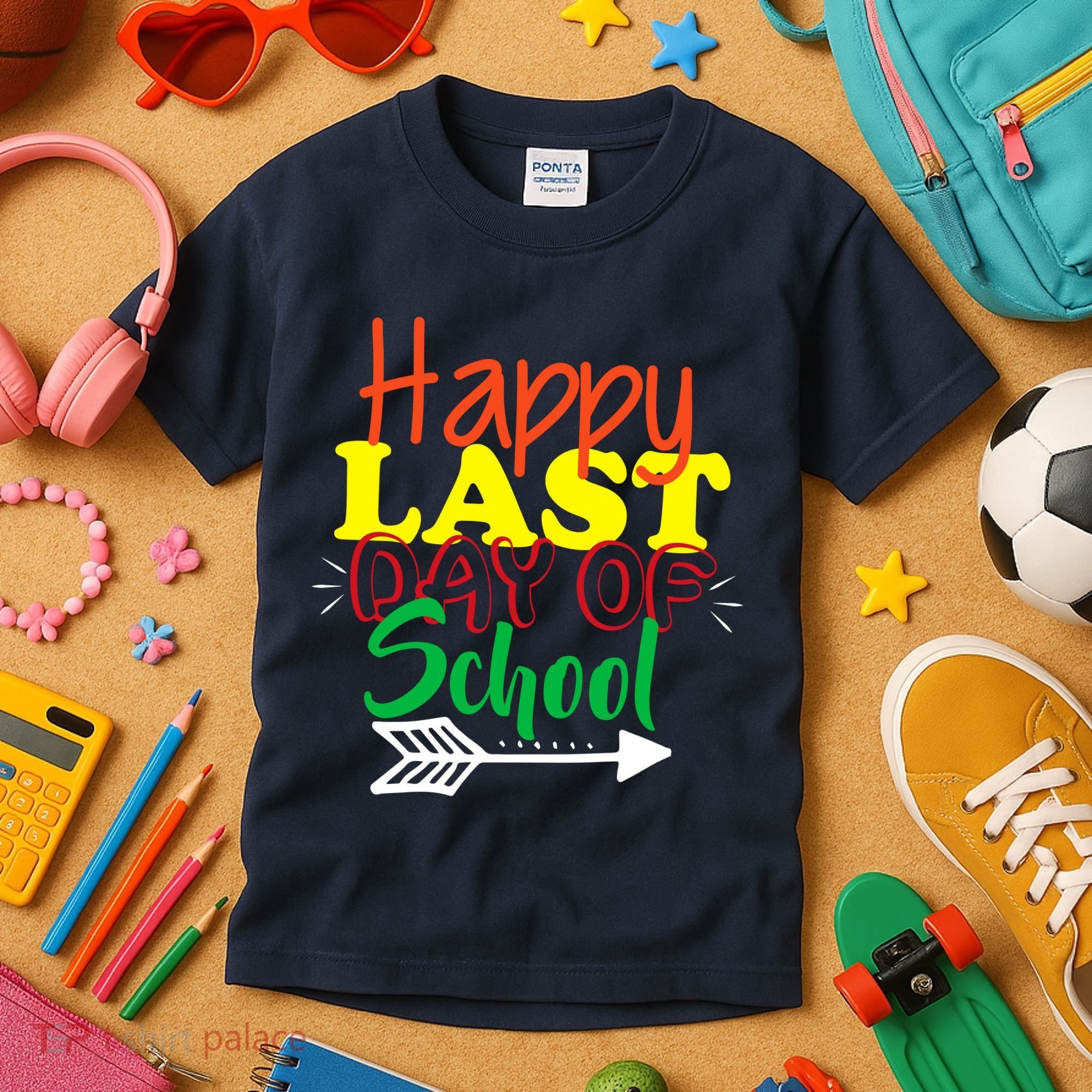 Happy Last Day of School Arrow Kids T-Shirt