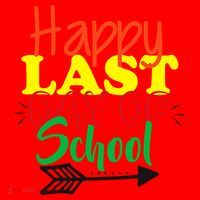 Happy Last Day of School Arrow Santa Hat thumb 1