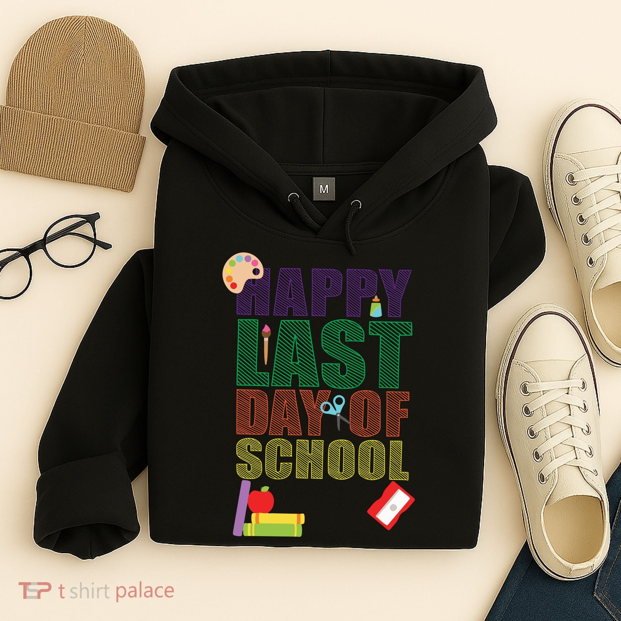 Happy Last Day of School Arts and Crafts Hoodie