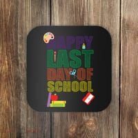 Happy Last Day of School Arts and Crafts Coaster thumb 0