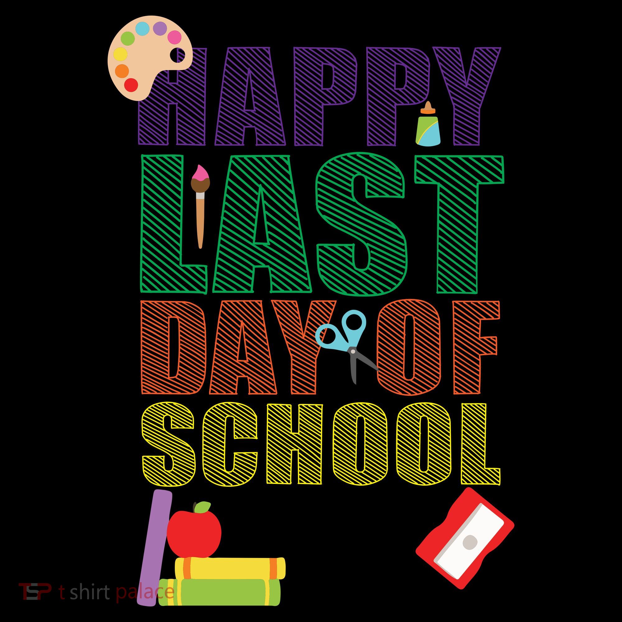 Happy Last Day of School Arts and Crafts Women's Hoodie