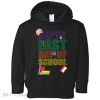 Happy Last Day of School Arts and Crafts Toddler Hoodie thumb 0