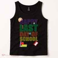 Happy Last Day of School Arts and Crafts Tank Top thumb 2