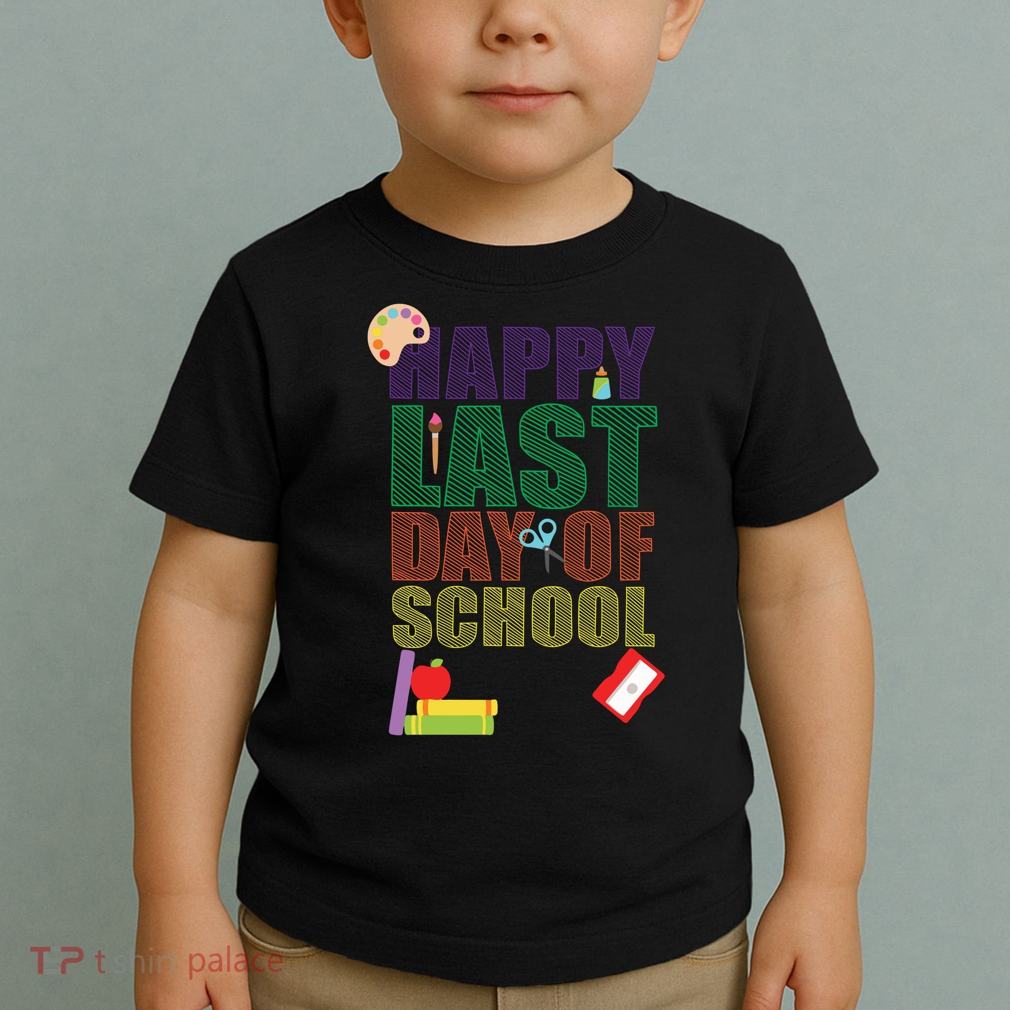 Happy Last Day of School Arts and Crafts Toddler T-Shirt