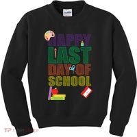 Happy Last Day of School Arts and Crafts Kids Sweatshirt thumb 0
