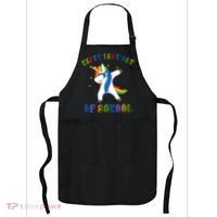 Happy Last Day Of School Dabbing Unicorn Apron thumb 0