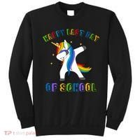 Happy Last Day Of School Dabbing Unicorn Sweatshirt thumb 0