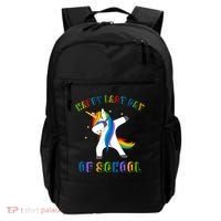 Happy Last Day Of School Dabbing Unicorn Backpack thumb 0