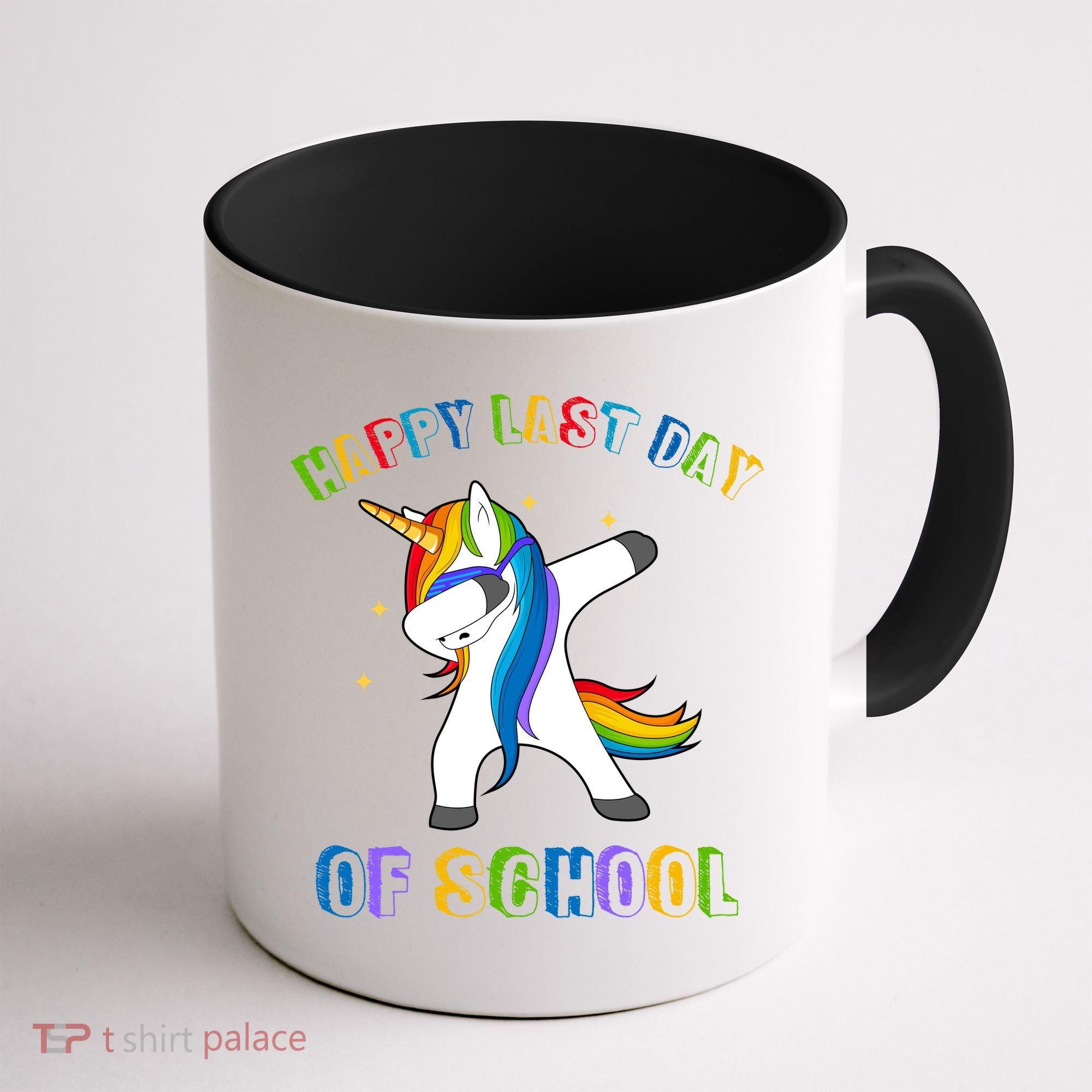 Happy Last Day Of School Dabbing Unicorn Coffee Mug