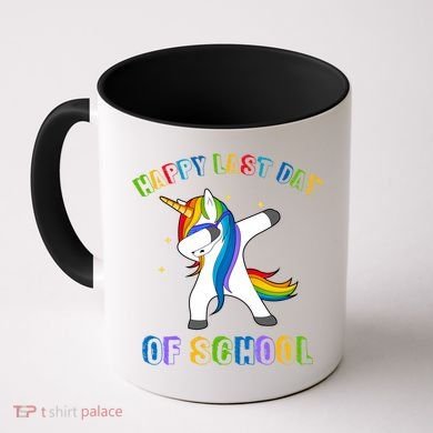 Happy Last Day Of School Dabbing Unicorn Coffee Mug