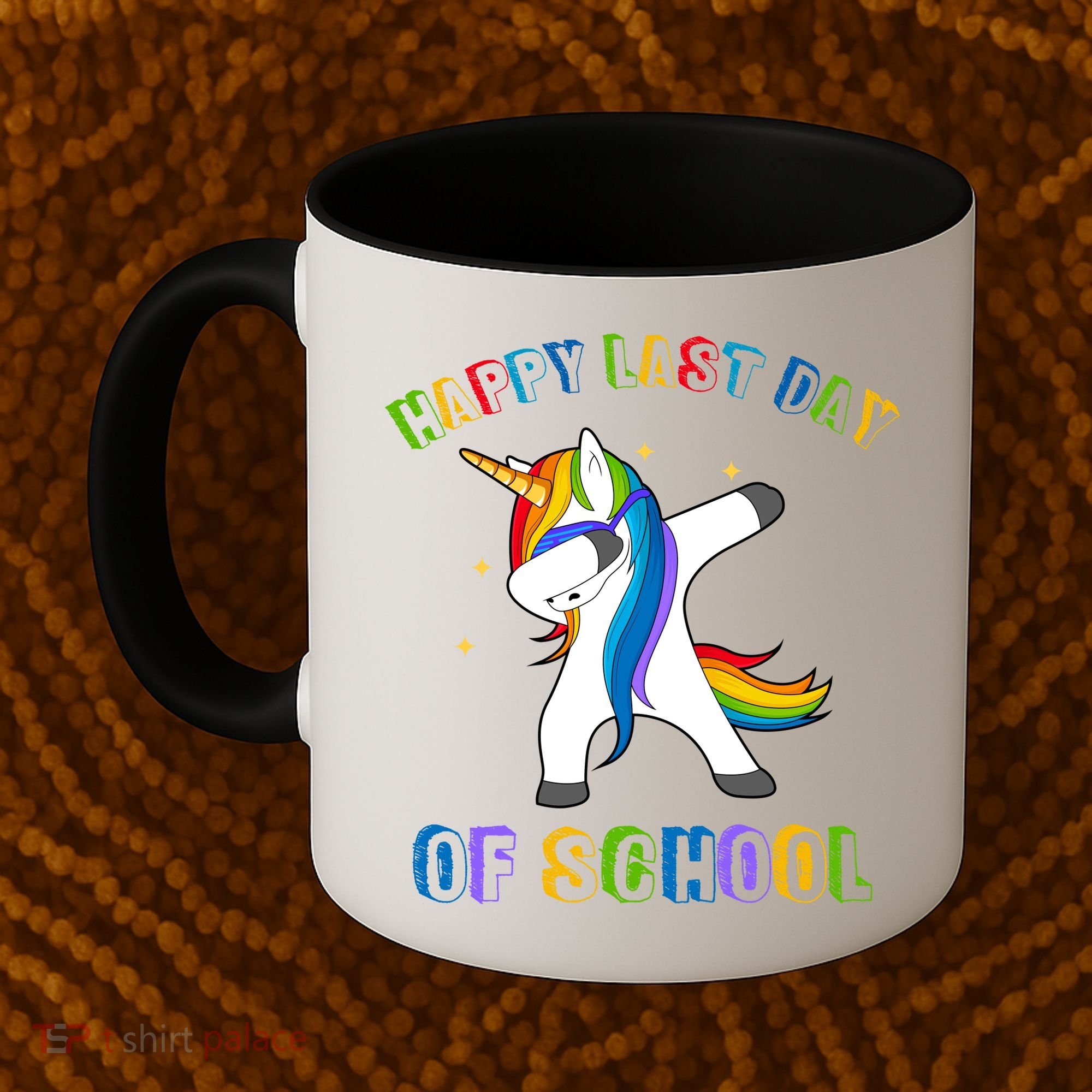 Happy Last Day Of School Dabbing Unicorn Coffee Mug