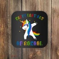 Happy Last Day Of School Dabbing Unicorn Coaster thumb 0