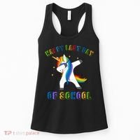 Happy Last Day Of School Dabbing Unicorn Women's Tank Top thumb 0