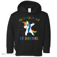 Happy Last Day Of School Dabbing Unicorn Toddler Hoodie thumb 0