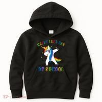 Happy Last Day Of School Dabbing Unicorn Kids Hoodie thumb 0