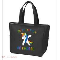 Happy Last Day Of School Dabbing Unicorn Tote Bag thumb 3