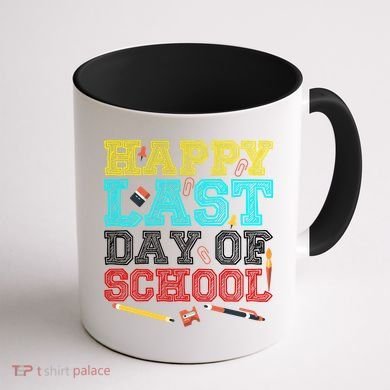 Happy Last Day Of School Pencil Coffee Mug back