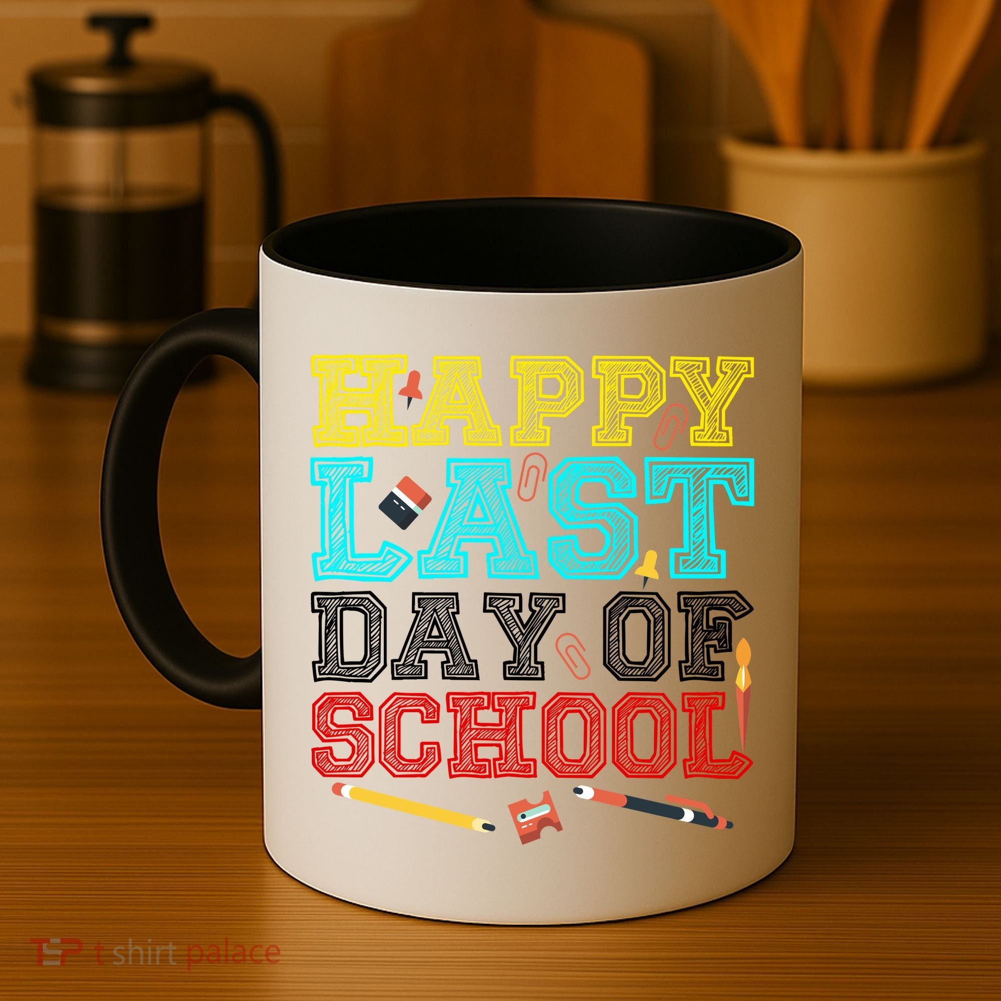 Happy Last Day Of School Pencil Coffee Mug