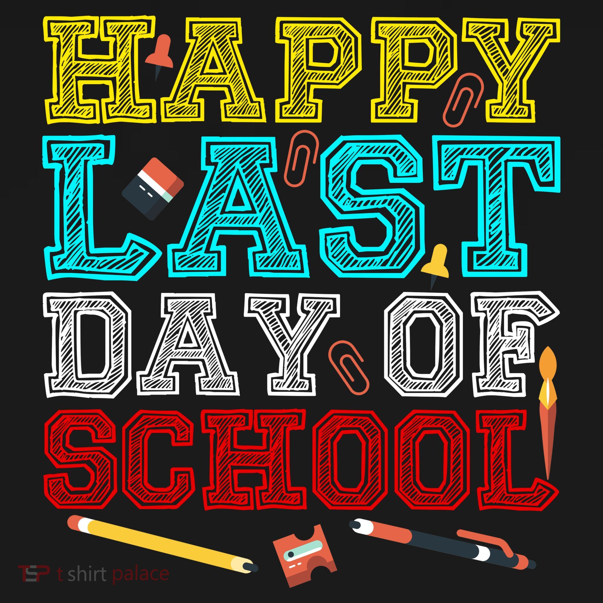 Happy Last Day Of School Pencil Ornament