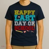 Happy Last Day Of School Pencil T-Shirt thumb 3
