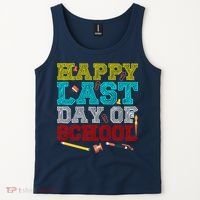 Happy Last Day Of School Pencil Tank Top thumb 2