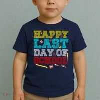 Happy Last Day Of School Pencil Toddler T-Shirt thumb 2