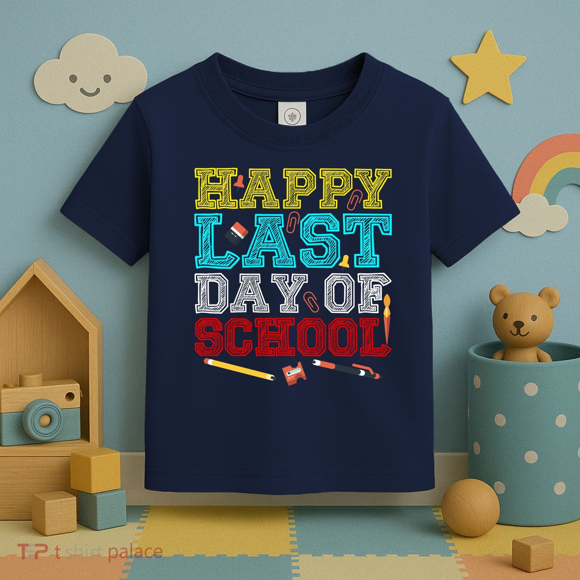 Happy Last Day Of School Pencil Toddler T-Shirt