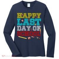 Happy Last Day Of School Pencil Women's Long Sleeve Shirt thumb 0