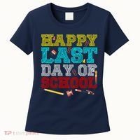 Happy Last Day Of School Pencil Women's T-Shirt thumb 0