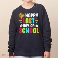Happy Last Day Of School Sun Women's Sweatshirt thumb 0